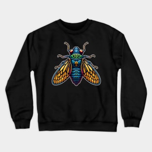 Periodical Cicada Insect Invasion Brood XIII 2024 Crewneck Sweatshirt